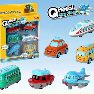 Metal Car Team Set of 5 - KIDZMART