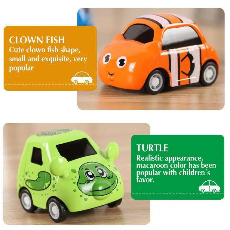 Mini Alloy Cars set 9 pieces - KIDZMART