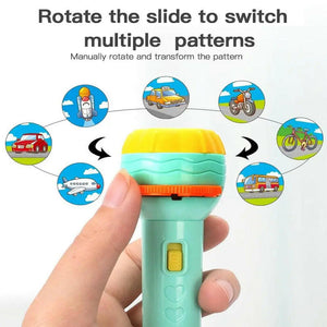 Mini Flashlight Projector Slide Projector Toy - KIDZMART