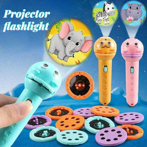 Mini Flashlight Projector Slide Projector Toy - KIDZMART