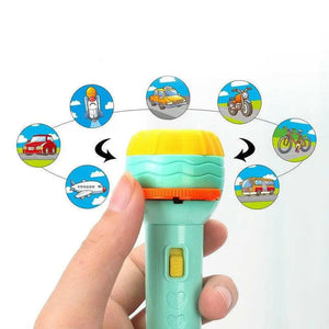 Mini Flashlight Projector Slide Projector Toy - KIDZMART