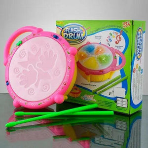 Musical Light Sound Flash Drum with Sticks - KIDZMART