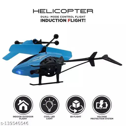 Rechargeable Helicopter with sensor for kids - KIDZMART