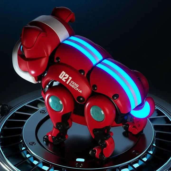Red Bulldog Robot Toy For Kids - KIDZMART
