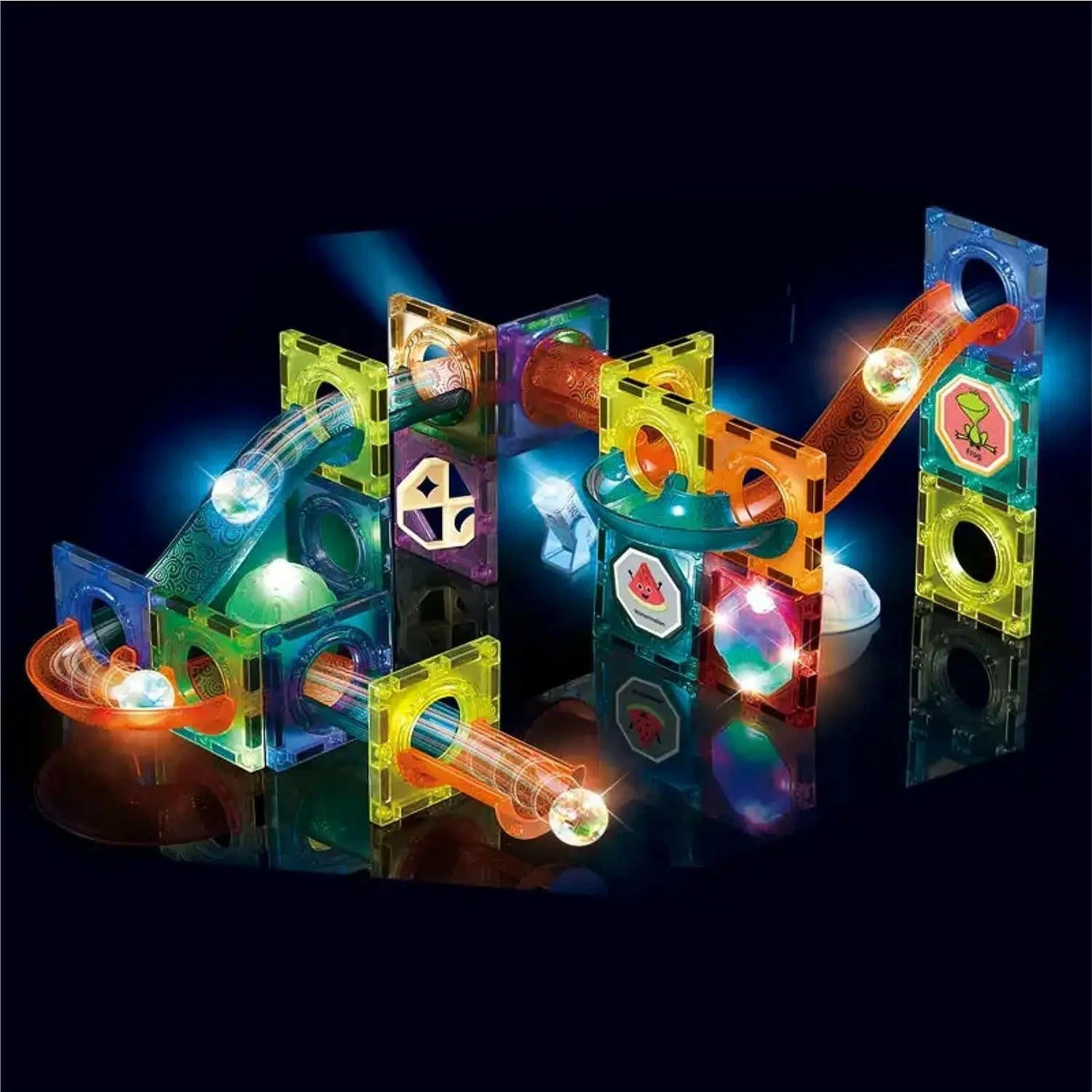 STEM Light Magnetic Blocks 49pcs Learning Toy For Kids - KIDZMART