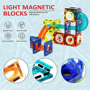 STEM Light Magnetic Blocks 49pcs Learning Toy For Kids - KIDZMART