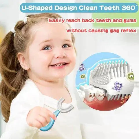 U-Shaped tooth brush for toddlers & Kids - KIDZMART